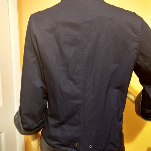 Bagatelle - Navy Blue leather jacket - Picture 8 of 8